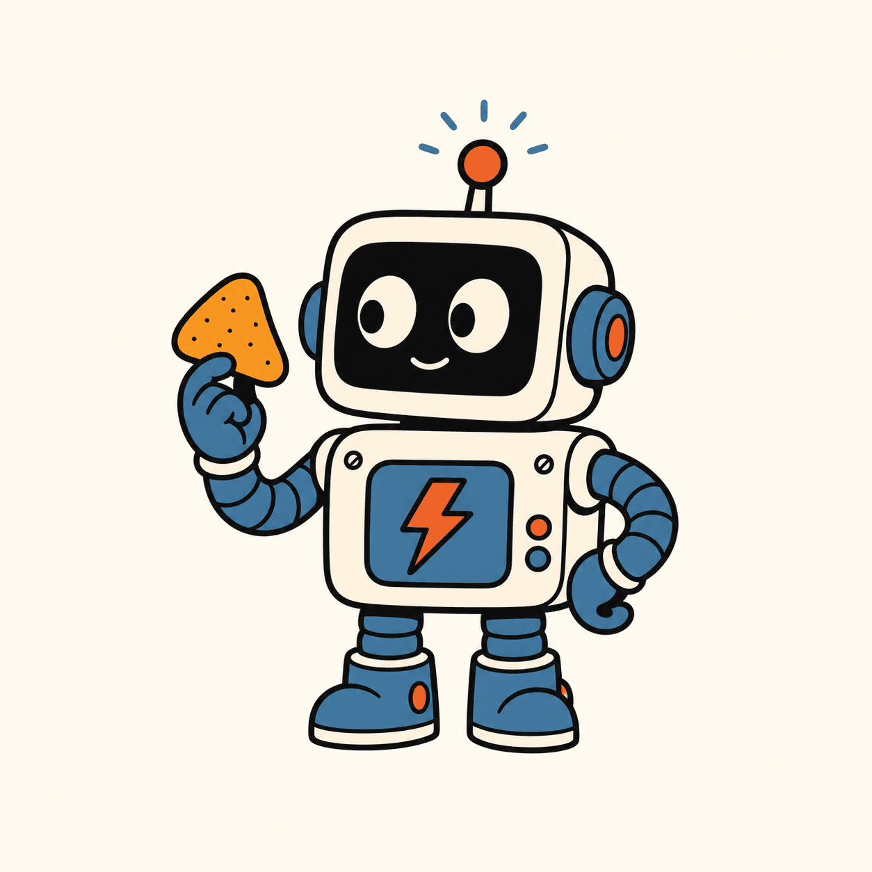 AI Snacks mascot